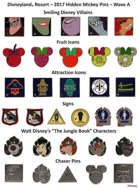 hidden mickey pins